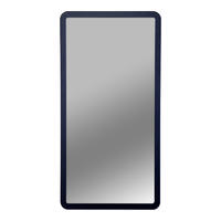 high quality stainless steel Metal mirror frame with different color surface treatment (PVD)