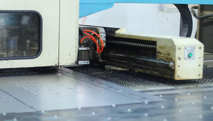 Sheet Metal Fabrication CNC punching automation equipment display