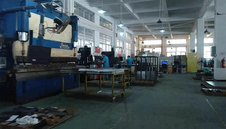 Sheet Metal Fabrication Workshop CNC bending area