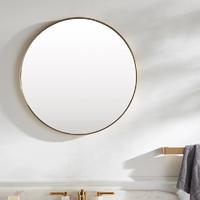 304 stainless steel round wall mirror